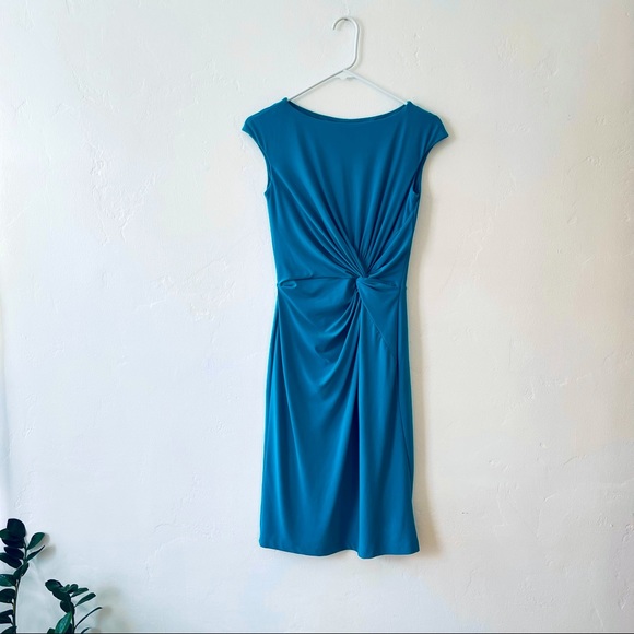 Lauren Ralph Lauren Dresses & Skirts - Form Fitting Tie Cinch Waist Cap Sleeve Dress